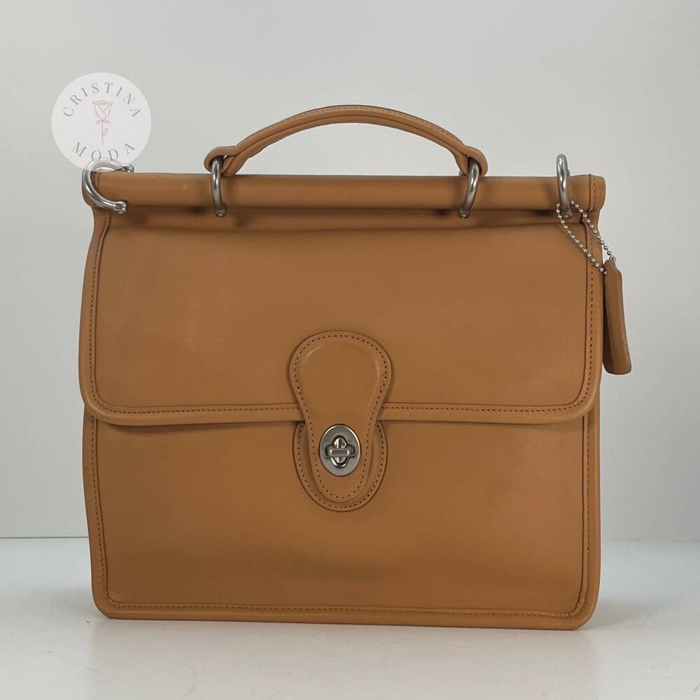 Vintage Coach Willis Bag 9927 Camel Color 2001 Costa Rica - Picture 3 of 10